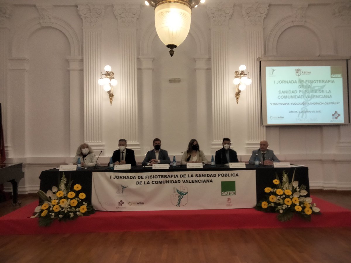 ionclinics's tweet photo. Hoy participamos en las I Jornadas de #fisioterapia de la #sanidadpública de la #ComunidadValenciana organizada por @SATSE_CV y el #ColegiodeFisioterapeutas @Icofcv en colaboración con #ayuntamientodexativa
#fisioterapeuta #desarrolloprofesional #Fisio #Ionclinics #EPTE #ICOFCV https://t.co/VDS5B0fumk