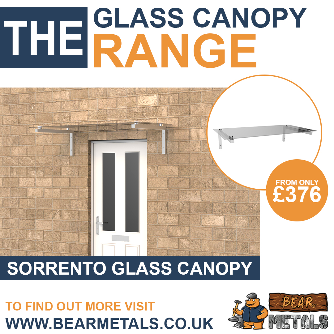 BearMetalsUK's tweet photo. We guarantee all our #metal components (excluding areas within 25miles of the coastline) for a period of 5 years. Glass is a period of 10 years. 🛠️
Typically delivered within 7 working days. 🚚
To view our full #GlassCanopy range go to our website at https://t.co/q1NifBeCUB🔗 https://t.co/7sBFzoXq05
