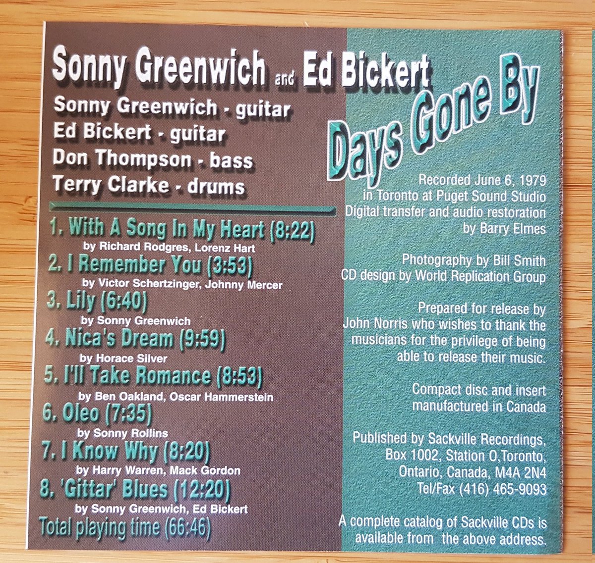 fer_urbina's tweet photo. 🎶🎸🎵🎸🎶
💿#SonnyGreenwich/#EdBickert: Days Gone By (Sackville SKCD2-2052)
📲https://t.co/Jhdp5S0V83 https://t.co/o0SeFumxTY
