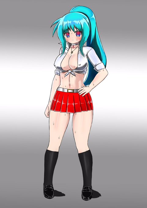 アメスク衣装✨ゴムの日なんで材質はエナメルの様なゴムの様な感じ。
首に着けてるチョーカーは装着者を催眠状態にするらしい・・・

怪しい店に潜入しようとしたら洗脳されてしまい働かせられる事に・・・
みたいな https://t.co/Z3m5yPE8jF 