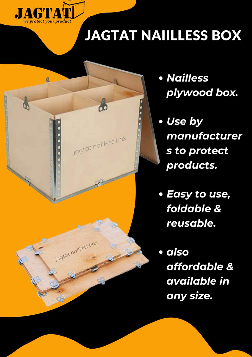 JagtatB's tweet image. nailless box.
#businesss #tranding #naillessbox #plywood #woodenbox #importexport