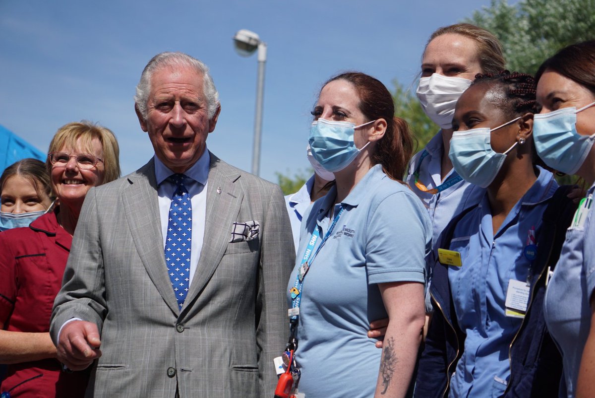 JDLewisMedia's tweet image. HRH The Prince of Wales visited Royal Bournemouth Hospital this morning. He spoke to scores of staff, visited the new operating theatre in the Derwent building and the Lavender Garden, dedicated to the memory of hospital staff who have died. @Bournemouthecho