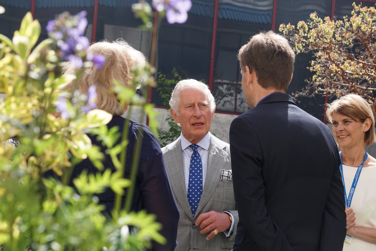 JDLewisMedia's tweet image. HRH The Prince of Wales visited Royal Bournemouth Hospital this morning. He spoke to scores of staff, visited the new operating theatre in the Derwent building and the Lavender Garden, dedicated to the memory of hospital staff who have died. @Bournemouthecho