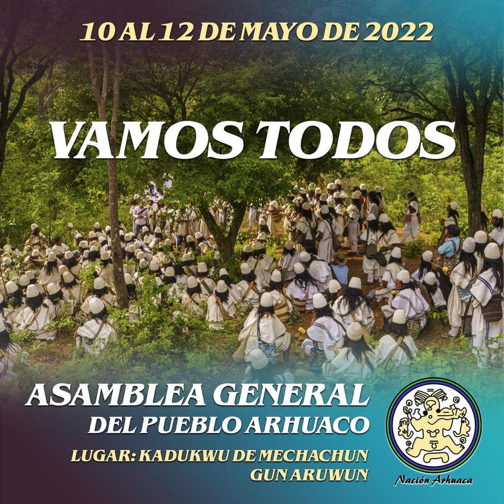 CIT_Oficial's tweet photo. #CITinforma | Bay weri yow nari Powru Ikū

Asamblea General del Pueblo Arhuaco 🏔️🛖

🗓️10 al 12 de Mayo

#RenacerArhuaco
#LaVerdadDelPuebloArhuaco 👣 https://t.co/d10quGsO6A