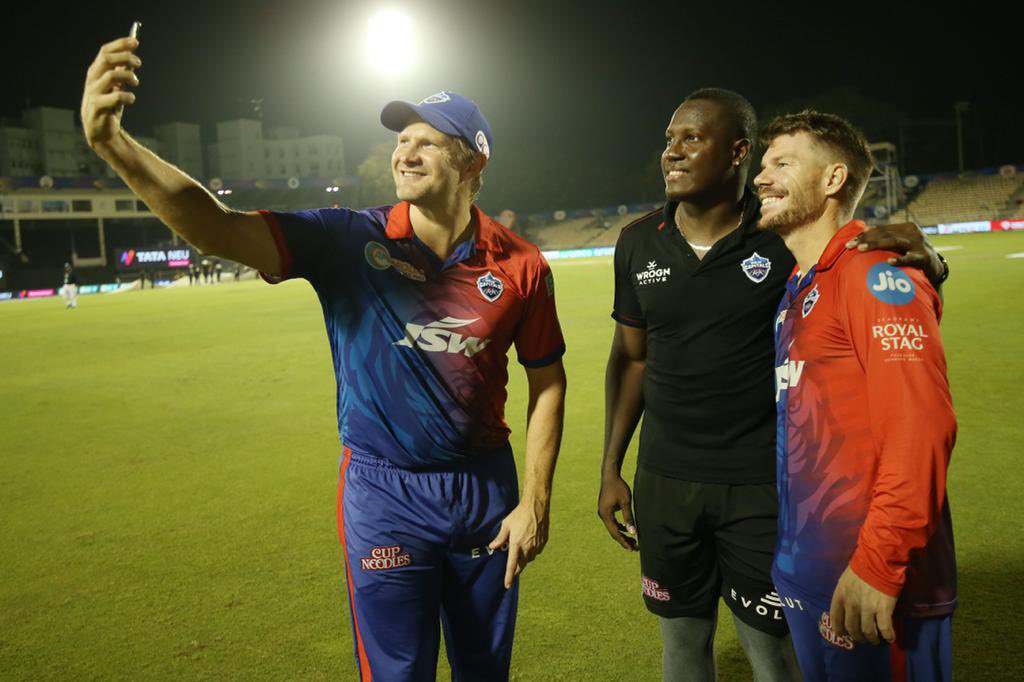 Onwards and upwards for @DelhiCapitals 
@davidwarner31 and @Ravipowell26 were brutal last night @IPL 
#specialtimes