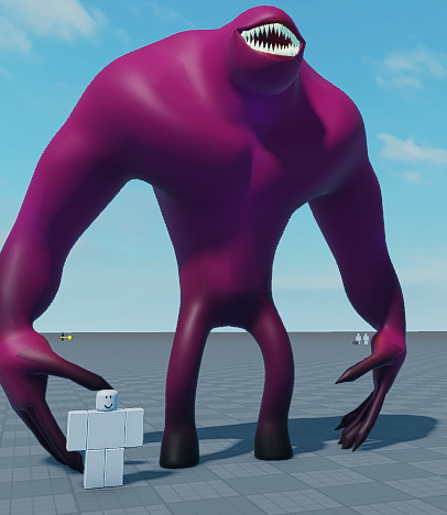 Invisibliss2's tweet photo. Just a "friendly" creature called Tep #RobloxDev #Roblox #Blender3d https://t.co/DVH9OZRRwF