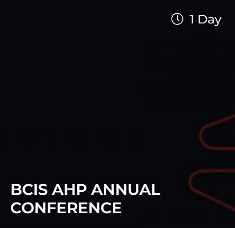 BCIS_uk's tweet photo. BCIS #AHP Annual Conference takes place Monday 20th June at the Grand Hotel Leicester

Designed for every member of the team, from newcomers to experienced Cath Lab staff. The conference is aimed at #Nurses #Radiographers &amp; #CardiacPhysiologists

Register: https://t.co/S3moU5xox3 https://t.co/E9L001NkWE