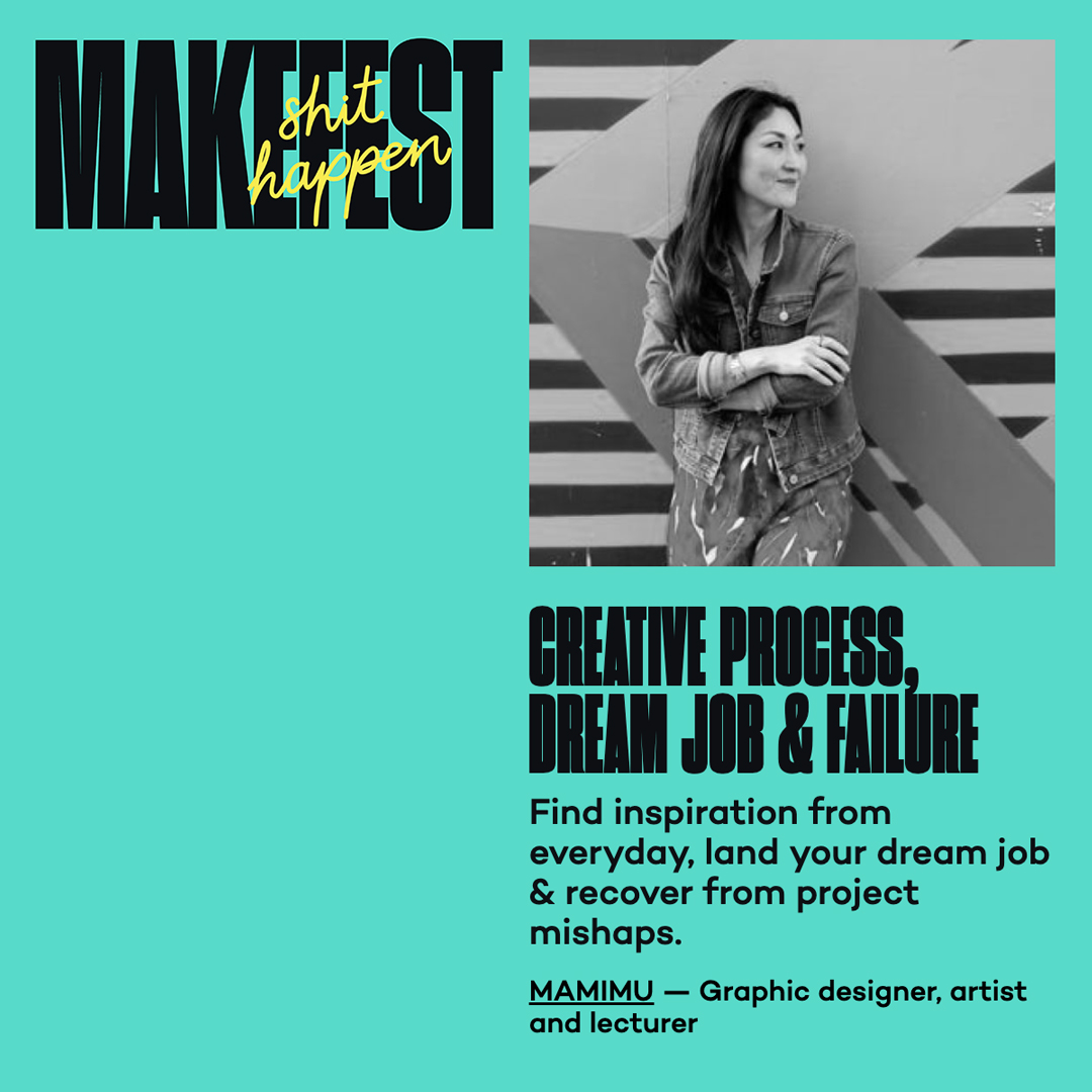 mamimutokyo's tweet photo. Join my MAKEFEST online talk on 12 May 2022, 12 noon. I'll be sharing my creative process, failure, and how I landed my dream jobs.
Ticket 🎟 https://t.co/FkR0V28083
Get 50% off: MEMBER50
incl @_designcalendar membership 🎉
#creativeprocess #designscene #makefest #creativetalk https://t.co/1w0XcvdFb4