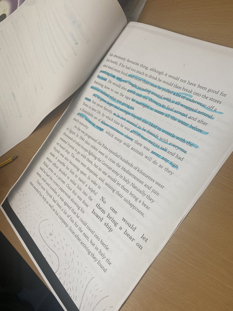 Y4Spa's tweet photo. This morning year 4 were identifying key events in a story to help us write a letter in role as a character. I was very proud of their skill at picking out what was important and highlighting it! Great work year 4! https://t.co/2BX2cEfqrW