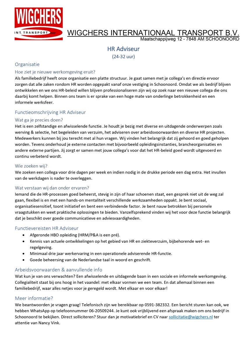 Wigchers Transport tweet media