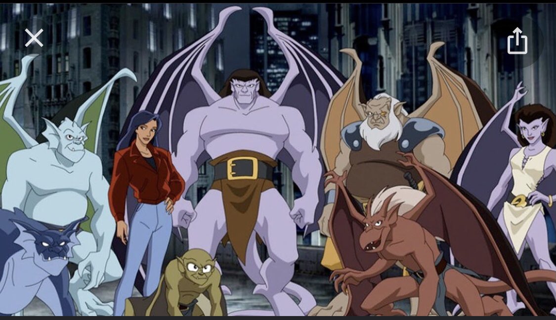 Zen768's tweet photo. @teejslipko Gargoyles https://t.co/KgKD1lTufL