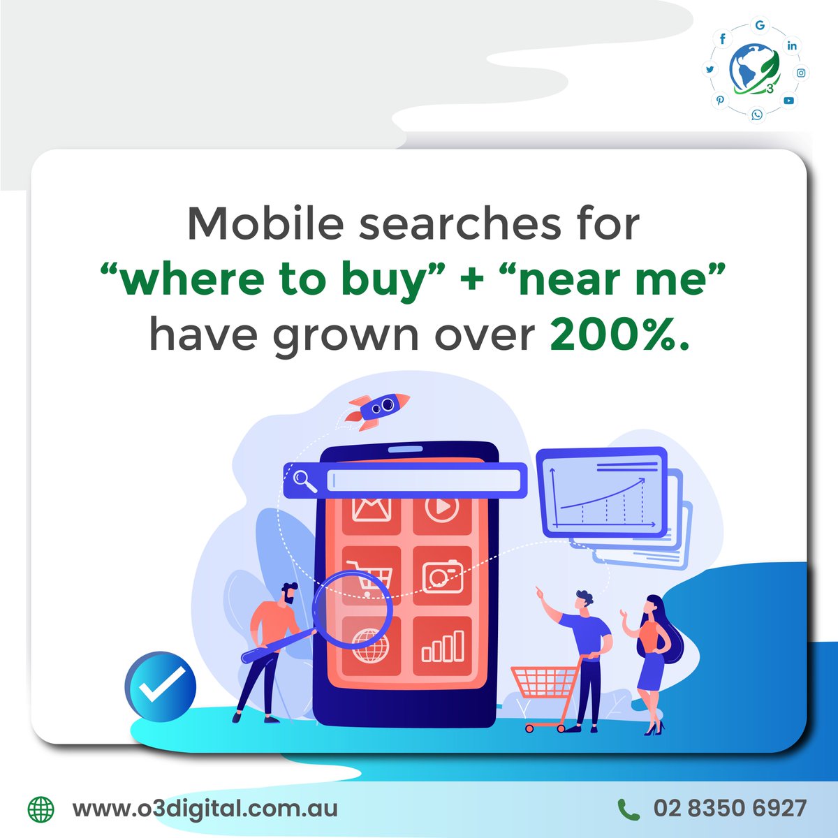 op_io_digital's tweet photo. Did you know? 
#o3digital #paidmarketing #digitalmarketingagency #marketingagencyaustralia #seo #sem https://t.co/LLzdADgw11