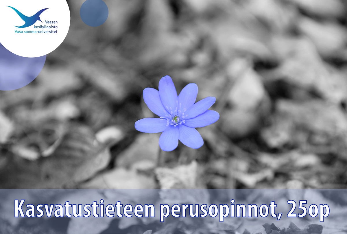 Kasvatustieteen perusopinnot (verkkokurssi), HY, 25 op
1.9.2022 - 
Oletko kiinnostunut lasten, nuorten ja aikuisten kehityksestä ja ohjaamisesta? 
Kasvatustieteen perusopinnoissa tutustut varhaiskasvatustieteen ja aikuiskasvatustieteen aiheisiin. 
tinyurl.com/ymb6y84x