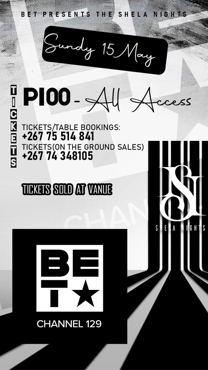 ShelaNights's tweet photo. Y’all ready? 💃🏾
@MTVBaseAfrica   @BET_Africa 

#ShelaIsBack https://t.co/IwZNaMP23o
