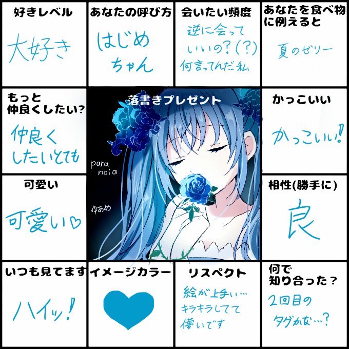 はじめちゃんへ!ありがとう✨ 