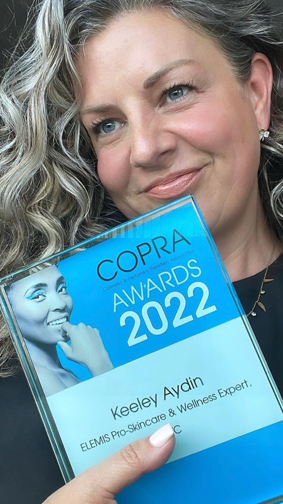 So proud to receive my COPRA Retail Consultant Of the year award 2022