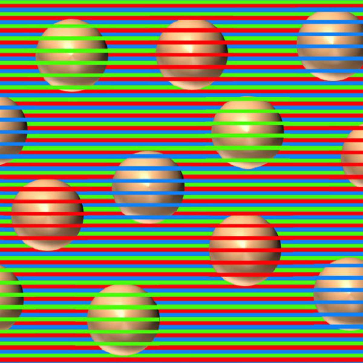 ClinicaRahhal's tweet image. ¿Sabías que todas las esferas de la imagen son del mismo color? 🤯