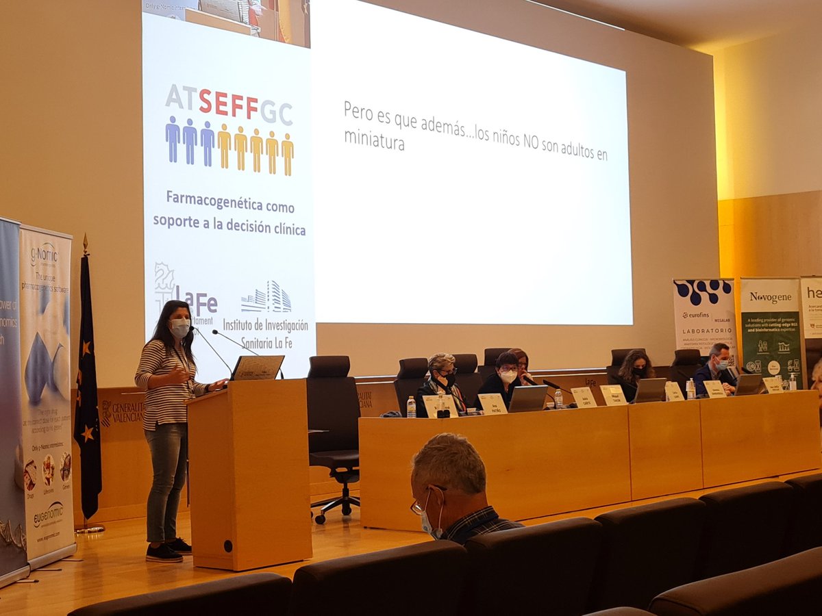 Gla_mjiv's tweet photo. La Dra Maria José Herrero nos habla de Farmacogenética en Oncología Pediátrica.
#JornadaSEFF2022Valencia
@SEFF_Oficial https://t.co/0I4I8LgKjO