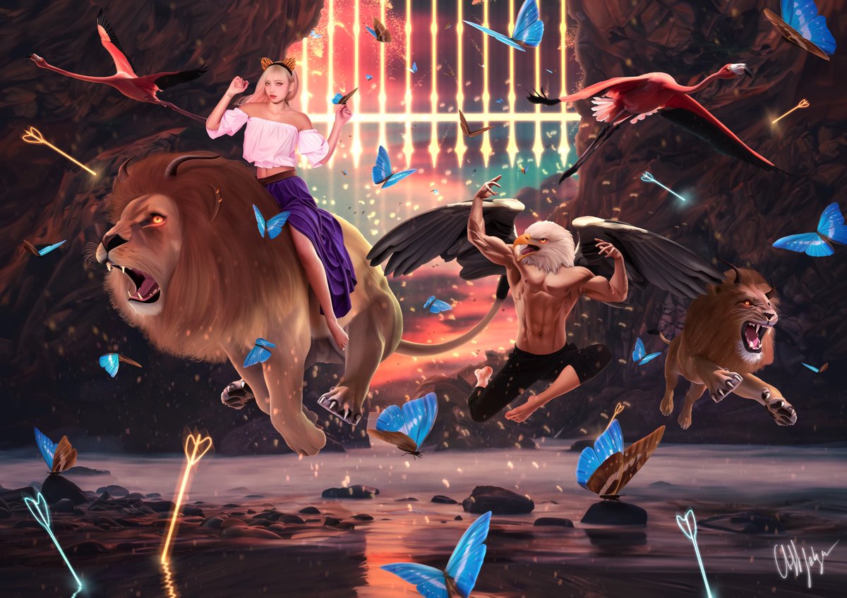 🦁 The Lion’s Gate 

My brand-new 1/1 digital painting on Foundation

📰 Please read the thread below for all the info about this painting 👇

1/8