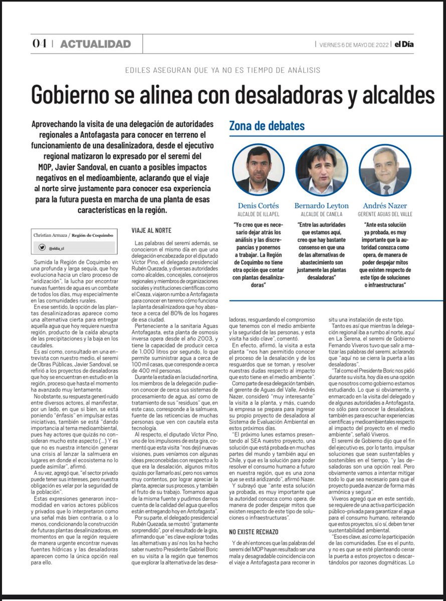 denis_cortes's tweet photo. Es necesario dejar atrás las discrepancias y ponernos a trabajar, nuestra gente lo necesita con urgencia. Desde #IIlapel agradecemos la disposición que ha mostrado el @DPRCoquimbo @QuezadaGaete por avanzar en soluciones en esta materia.
@MUNI_ILLAPEL @eldia_cl @dip_victorpinof https://t.co/lpBP8UzNpM