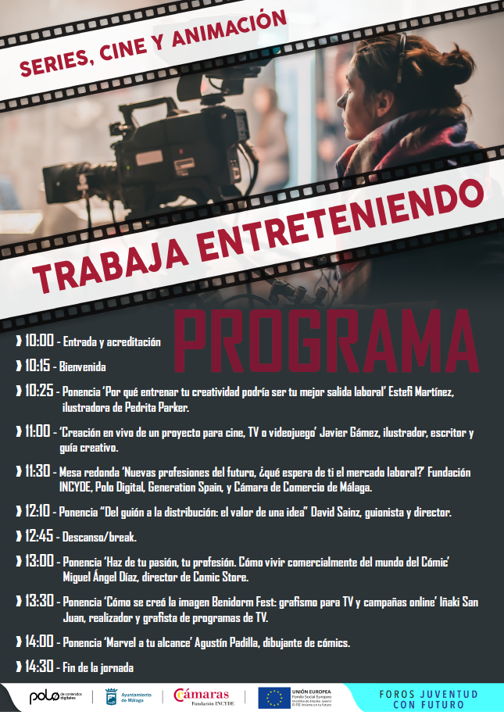 ¡El último Foro de Empleo 'Series, cine y animación' ya tiene fecha! 🙌

No te pierdas a <a href="/davidsainz/">David Sainz</a>, @pedritaparker y Agustín Padilla, entre otros. 

¡Te llevarás un cómic y se sortearán muchos regalos!

Inscríbete: acortar.link/364823 

🗓️ 11 de mayo
⏰ 10-14:30h
 
#FSE