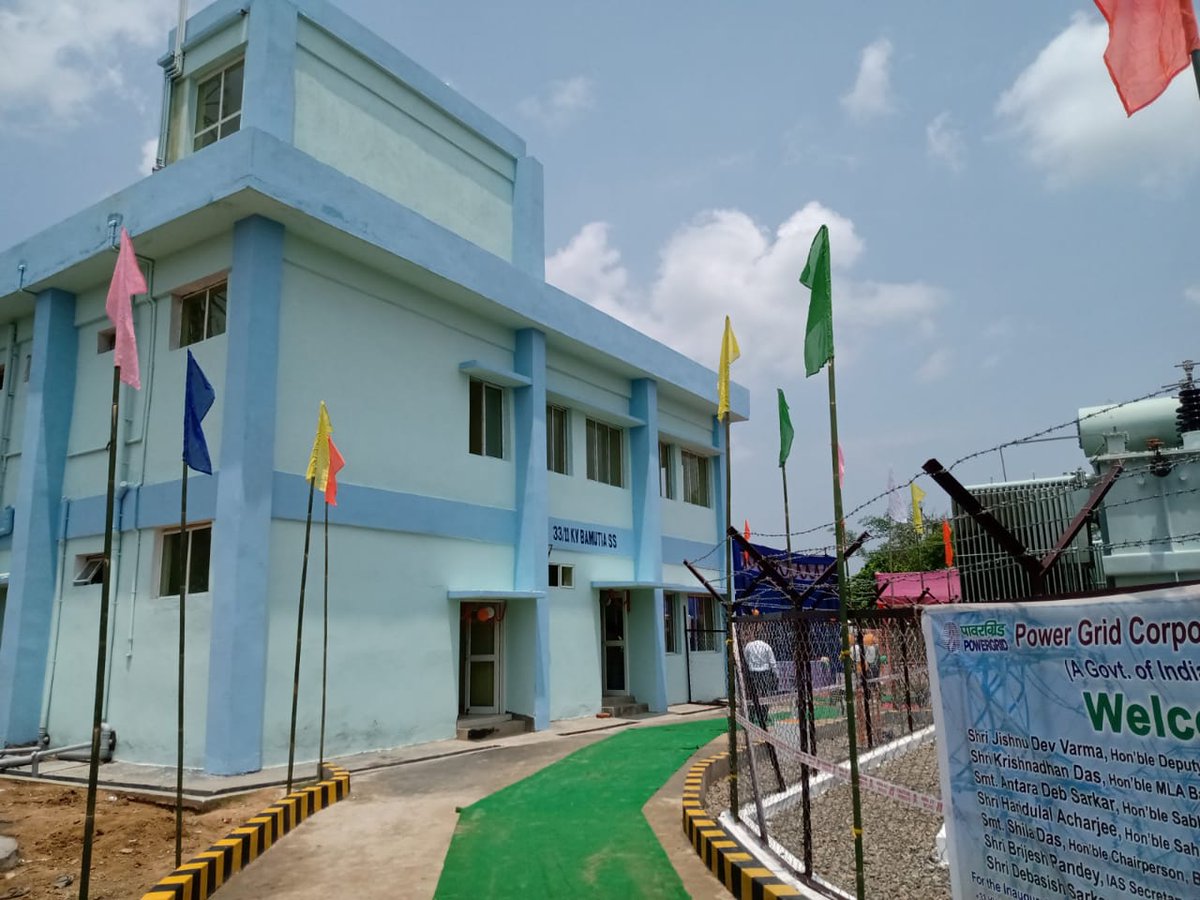 supremeco's tweet photo. Honourable Dy. Chief Minister of Tripura Mr. Jishnu Dev Verma has inaugurated 33kV Substation at Bamutia, Champak Nagar, Rhyshmukh &amp; Maharani and also Bamutia to Lembuchera, ADC HQ to Champak Nagar line Today.
Some memorable moments are being shared herewith. https://t.co/ftUhYB7hVe
