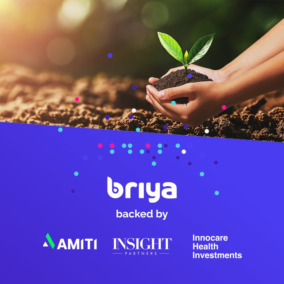 The recently planted #seed of <a href="/BriyaHealth/">Briya</a> will grow into a healthier world, allowing the creation of currently unimaginable cures.
This seed is the trust of our #seedround investors (Amiti, <a href="/insightpartners/">Insight Partners</a>, etc.), our kind and talented team, revolutionary technology.