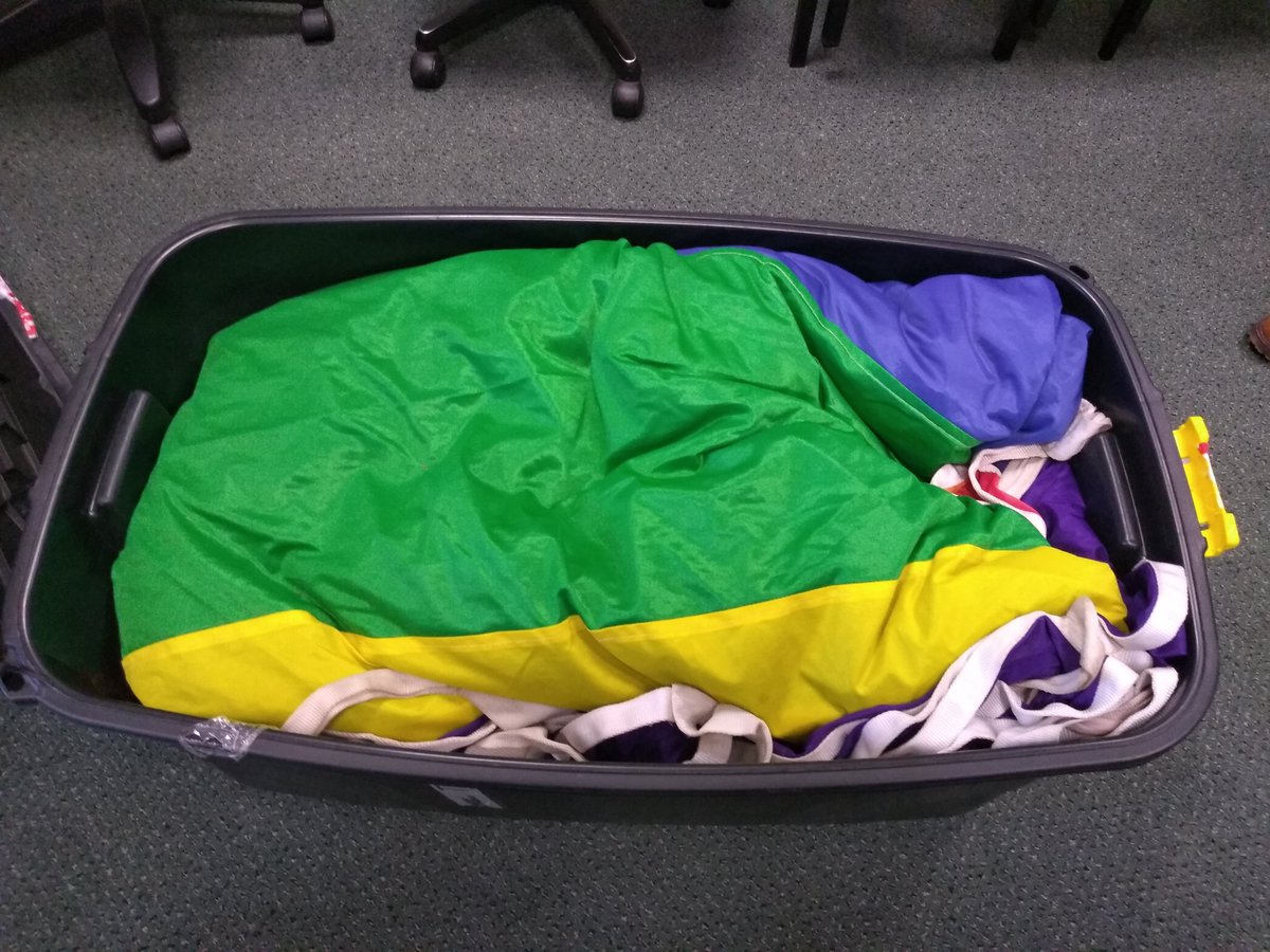 IntercomTrust's tweet image. At last - after 2 years spent in its box - the 50m Rainbow Flag is ready to begin its travels. 
Its first outing will be at @ExeterPride on Saturday 14th May 🏳️‍🌈🏳️‍🌈🏳️‍🌈🏳️‍🌈🏳️‍🌈🏳️‍🌈
#Exeter #pride2022 #exeterpride #LGBT+