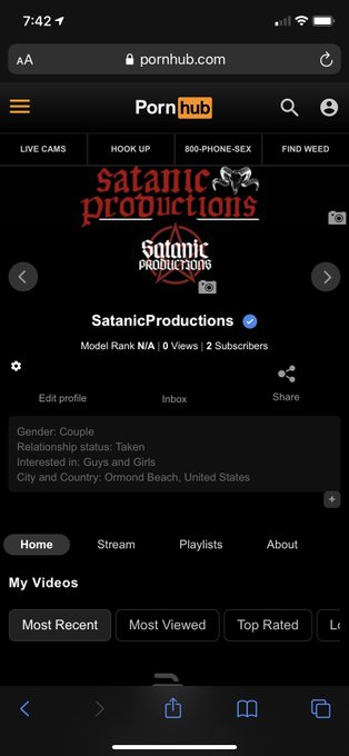 Are you y&rsquo;all ready for our debut? First video coming out tonight! Come check it out over on @Pornhub<a href="/tag/outdoorwhore"class="tags"><span>#outdoorwhore</span></a>