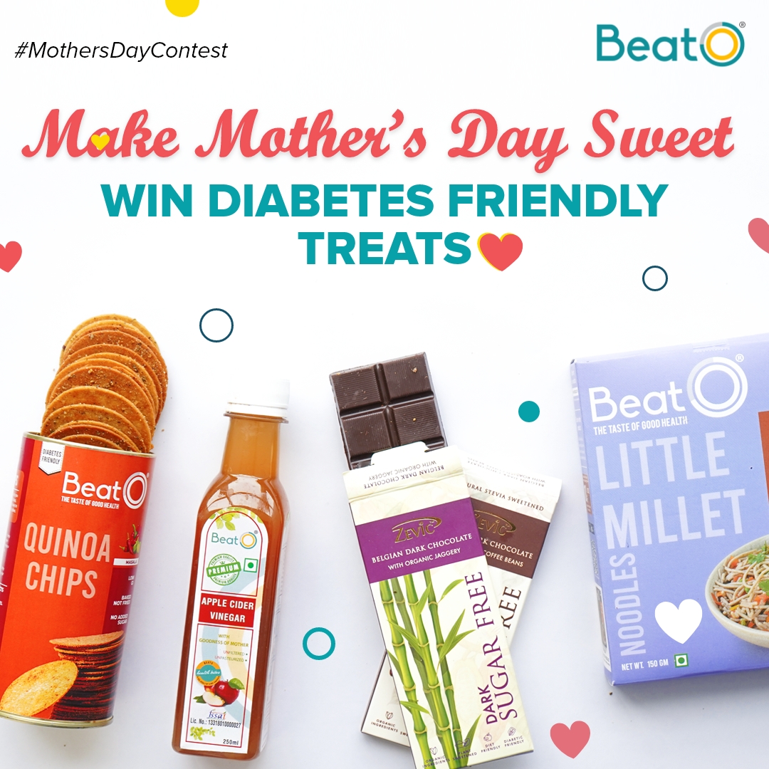 beatoapp's tweet photo. Mother’s Day Contest🥰🎉 

2 LUCKY WINNERS will win a diabetes-friendly hamper🎁

1️⃣Follow the @beatoapp.
2️⃣Upload a picture with your mother, use the hashtag #Healthymama and tag the @beatoapp. 
3️⃣Tag 3 friends.

#ContestAlert #ContestAlertIndia #ContestIndia #Giveaway #Contest https://t.co/FPPuvypCfb