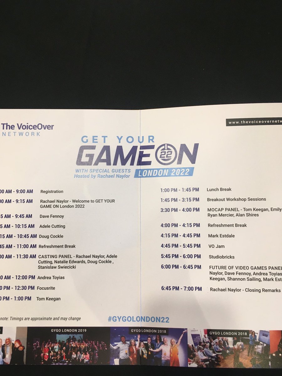 What a lineup! gygolondon22