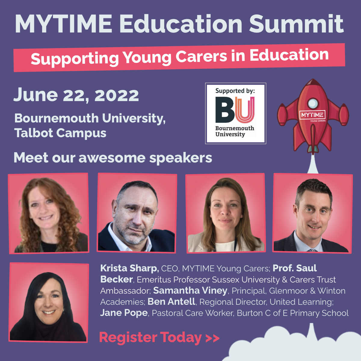 mytime_charity's tweet photo. We have loads planned for our first-ever #Education Summit – it's guaranteed to be a day jam-packed full of insights and take-aways. With amazing guest speakers, including a keynote from the world leading expert on #youngcarers -@profsaulbecker!

Register: https://t.co/gndcY3QYIQ https://t.co/e4myf2sgcr