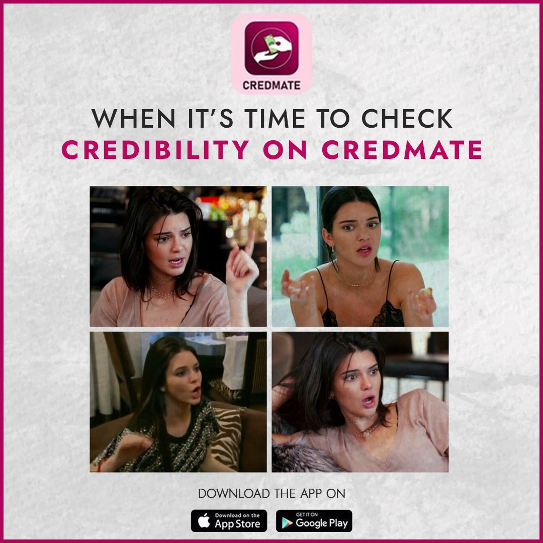 Credmate's tweet photo. The short anxiety attack when you know it’s time to check your credibility on credmate! 💴 
.
.
.
.
#credmate #credmateapp #credit #creditrating #payment #risk #baddebts #msme #bank #p2p #b2b #newworldofcredit #creditsolution #lending #money #moneytips #crediteducation #business https://t.co/7dqX9eFXmL