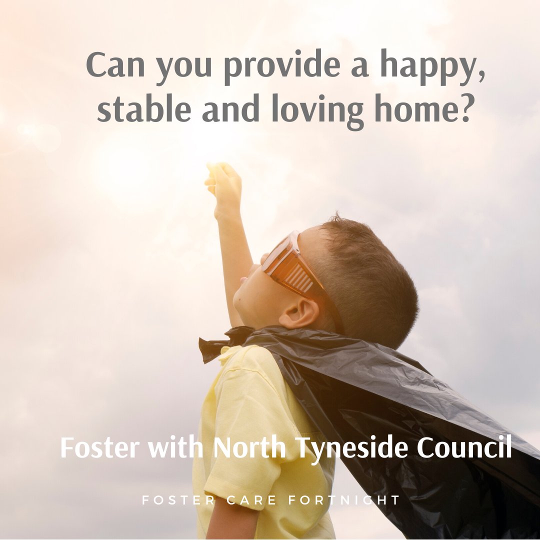 There are lots of different types of fostering and each foster carer chooses what is right for them and their family. Some forms of fostering include:

👉 long-term fostering
👉 short-breaks  
👉respite &amp; shared care

To find out more give us a call on 0191 643 2540. #FCF22