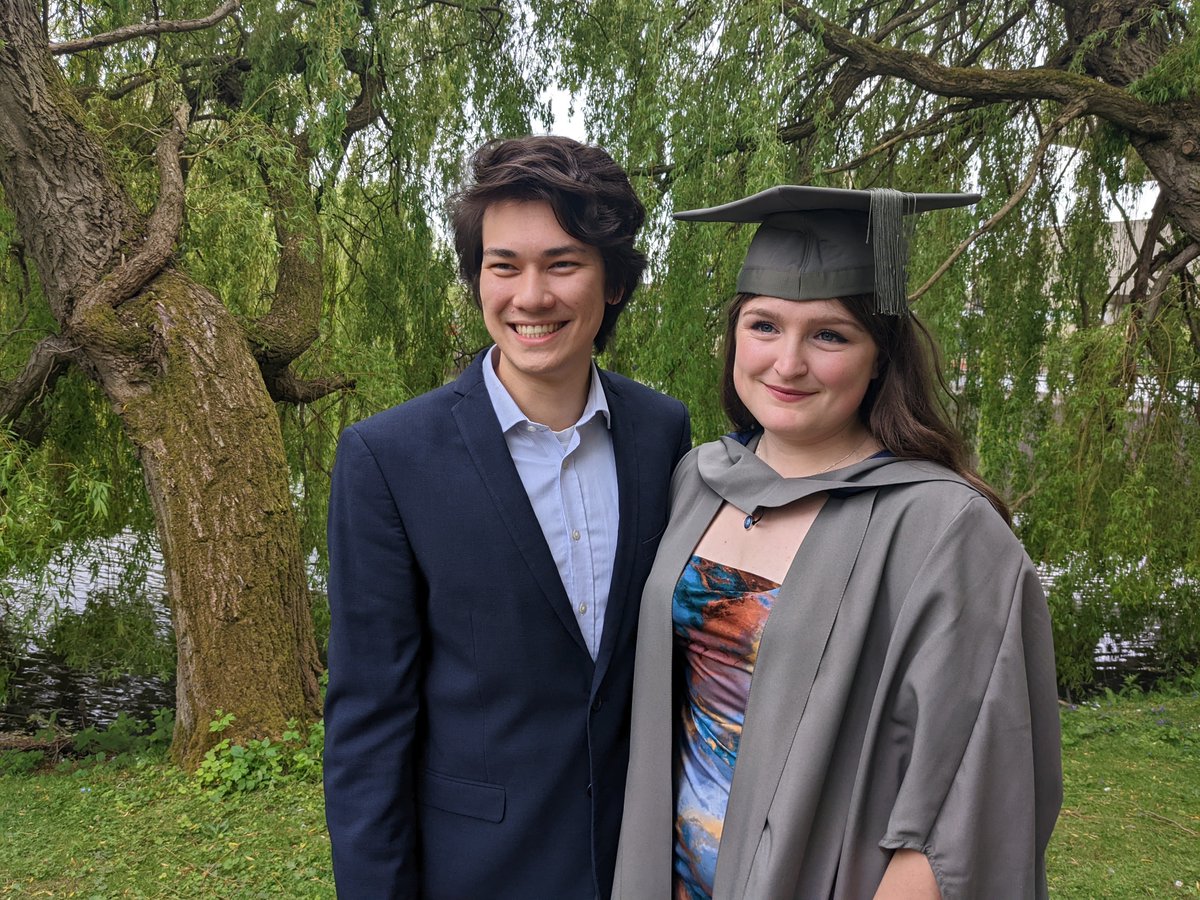 2 graduations weeks apart to celebrate 5 years of study 👩‍🎓

Today I finally graduated from my <a href="/BiologyatYork/">Biology at York</a> MBiol 🔬 It's so great to be back on the  <a href="/UniOfYork/">University of York</a> campus after 2 years! 🦆

And last month I was awarded my MRes in cardiovascular science from <a href="/DCVS_UoM/">Division of Cardiovascular Sciences</a>  <a href="/FBMH_UoM/">UoM Biology, Medicine and Health</a> 🎊
