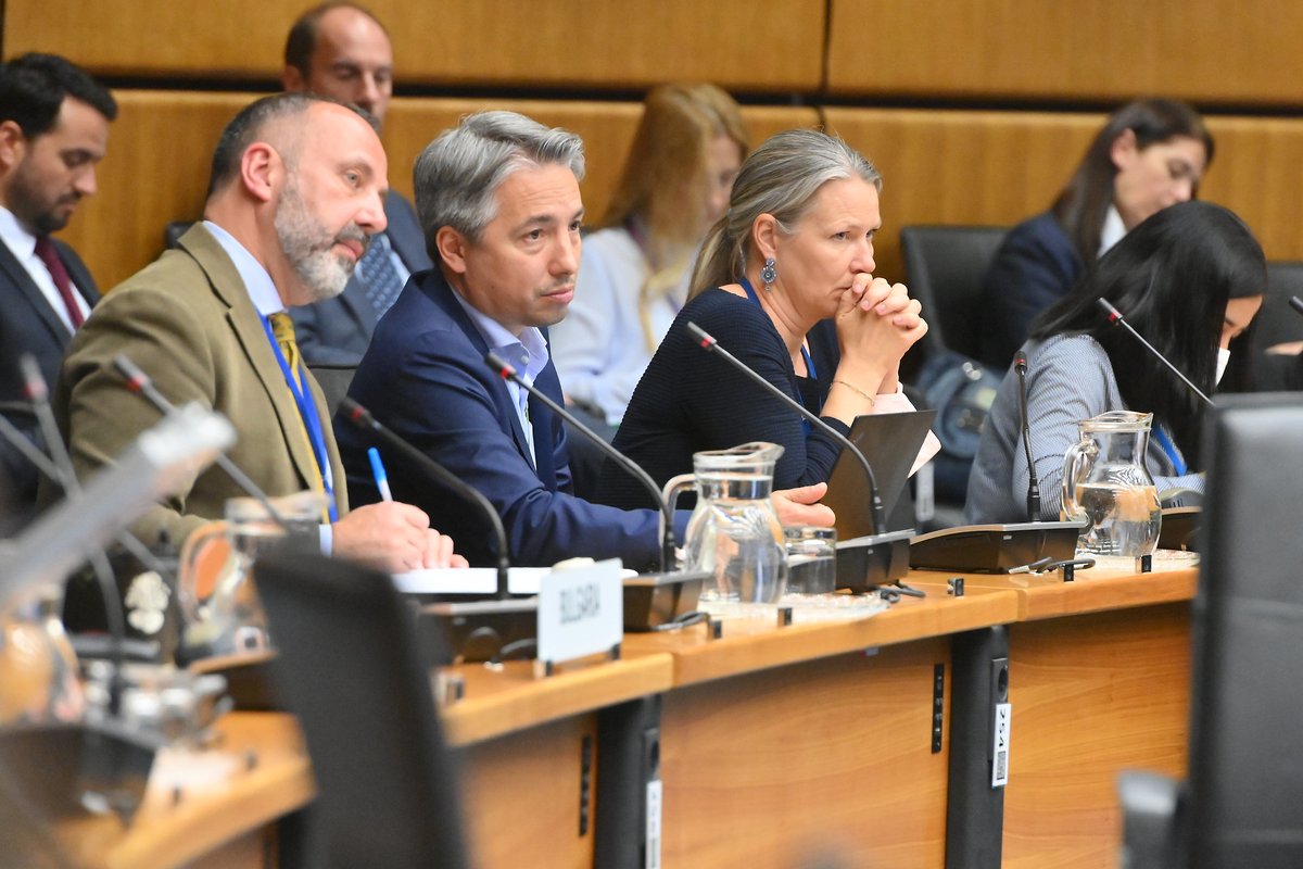 rafaelmgrossi's tweet photo. Was pleased to host @fbirol at @IAEAorg to provide the @IEA's perspective on how nuclear fits into the wider energy picture of tackling the energy &amp; climate crises. The world needs more reliable, clean energy and nuclear IS a solution. #Atoms4Climate https://t.co/OcQc6QmbHc