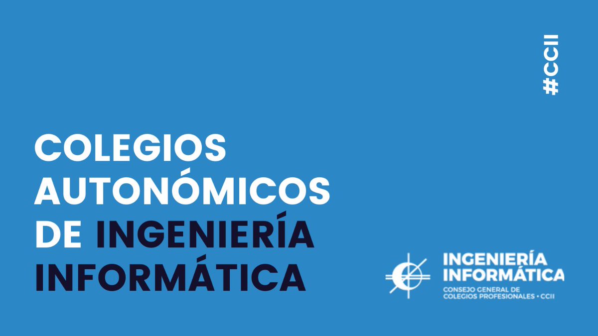 Descubre en nuestra web todos los colegios autonómicos de #IngenieríaInformática ➡️ ccii.es/quienes-somos/…

<a href="/CPIIA/">CPIIA</a> <a href="/coiipa/">COIIPA</a>  #COIIE <a href="/coiiclm/">Colegio Oficial Ingenieros en Informática de CLM</a> <a href="/COEINF/">COEINF</a> <a href="/ciimurcia/">CII Murcia</a> <a href="/COIICV/">COIICV</a> <a href="/CPIICyL/">Ing. Informática CyL</a> <a href="/cpiiex/">CpiiEx</a> <a href="/CPEIG/">CPEIG</a> <a href="/coeiib/">Colegio Ing. Informática Illes Balears</a> <a href="/CPIICM_es/">CPIICM</a> <a href="/CPIIR_CPITIR/">CPIIR - CPITIR</a> <a href="/cpiinavarra/">CPIINA</a> <a href="/COIICAN/">Col.Pro.Ing.Inf.Can.</a> <a href="/cpiiaragon/">CPIIAR</a>