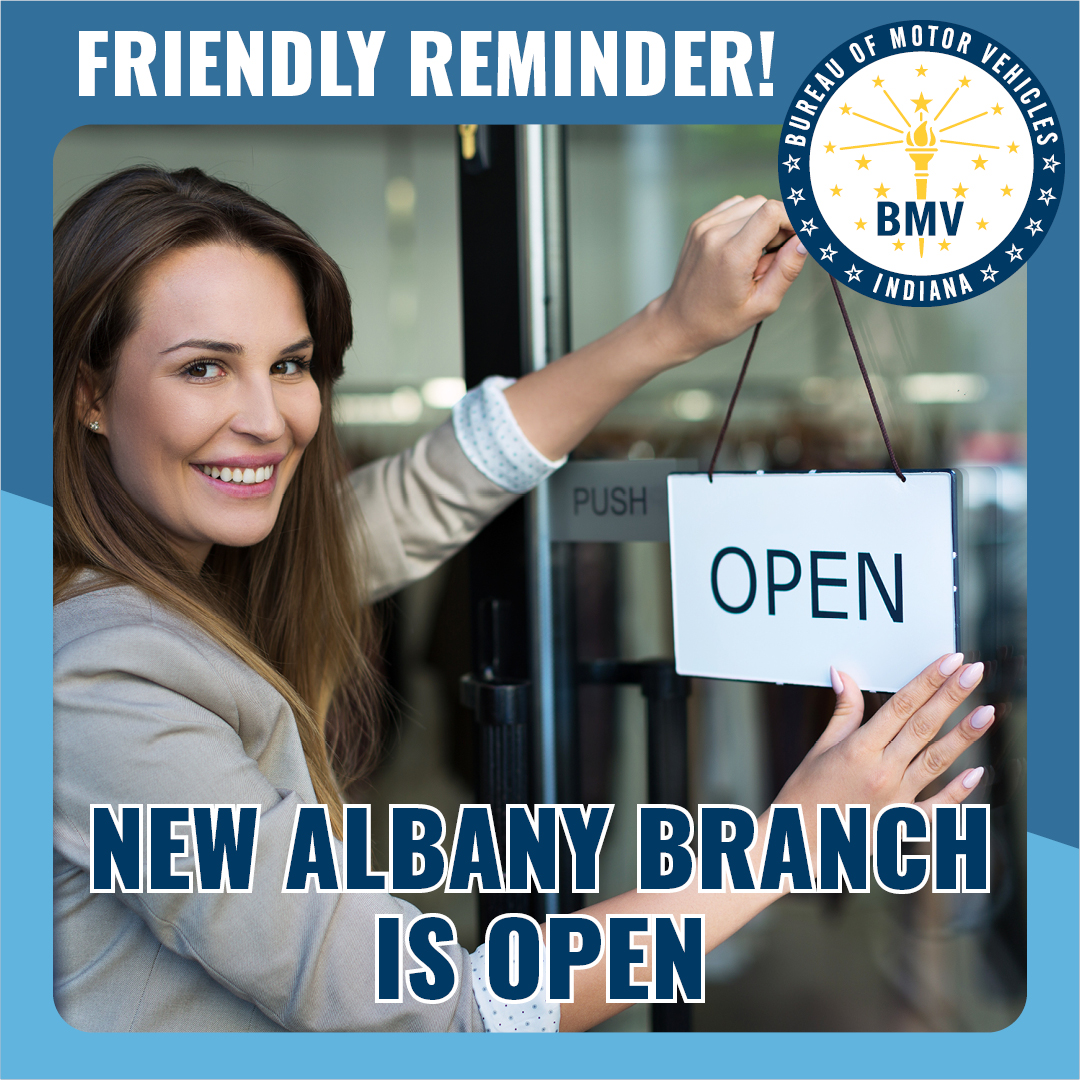 Indiana BMV on Twitter "The BMV branch at 2612 Charlestown Rd. in New