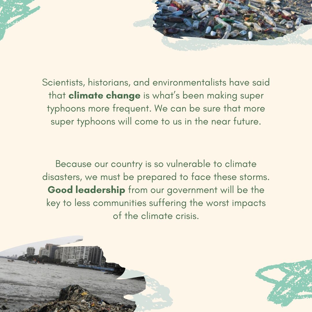 wavefarers's tweet photo. Will your presidential candidate be there when climate disasters strike? ⛈

In 2020, we had Rolly and Ulysses. In 2021, we had Odette. With the possibility of even stronger super typhoons and climate disasters due to the climate crisis, we need to be sure that our national-- https://t.co/nHodAYo4DM