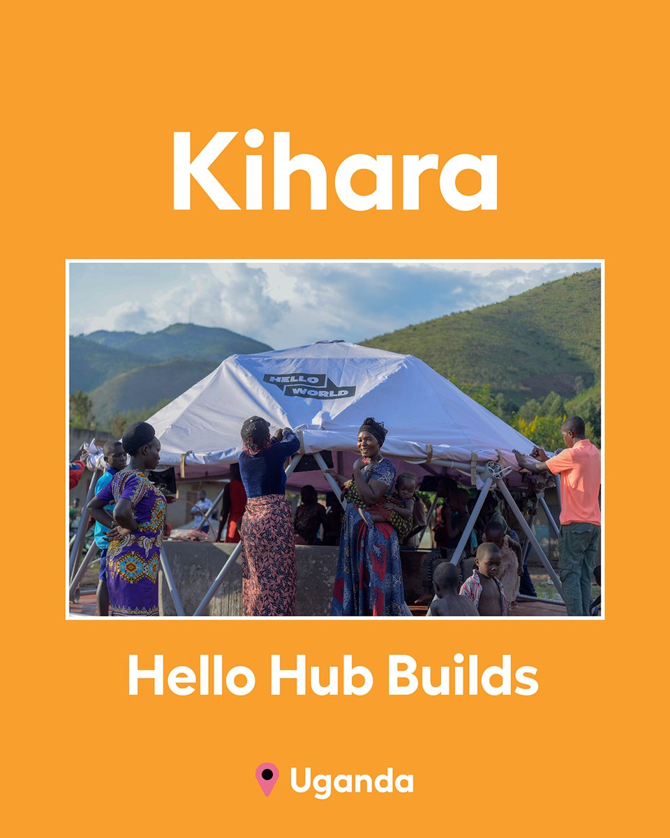 HelloWorld_Org's tweet photo. Can you imagine the difference a #HelloHub with educational materials and internet access is going to make?
 
Hello World x @abrdn.plc Hello Hub build No.6
📍 Kasese District, Western Uganda
👤 Potential regular users per Hub 1250 https://t.co/YrvNWl79Ft