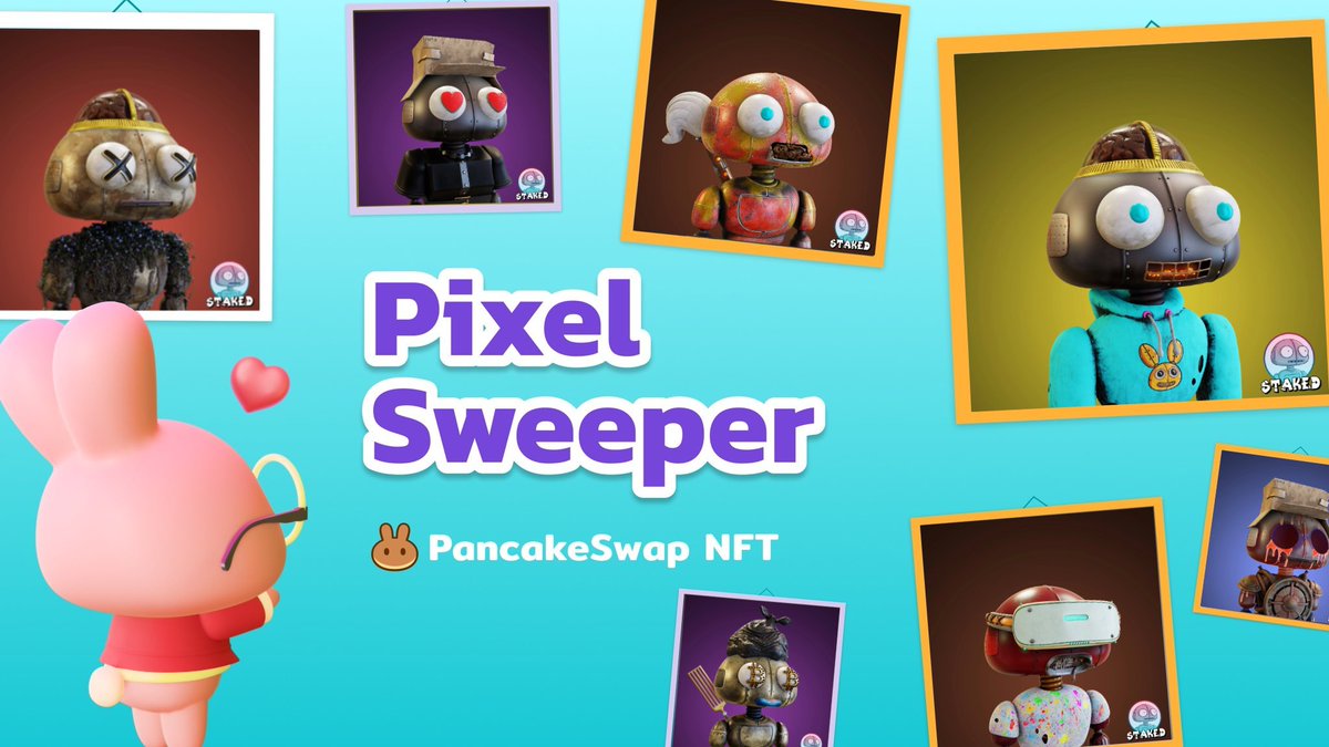 CryptoStormBNB's tweet photo. With our first staking draw coming up in less then 2 hours I thought it would be right to add my staked @PixelSweeper to the #SWPRgallery 🔥

#BNBChain moving fast https://t.co/TQ2DD59FSp