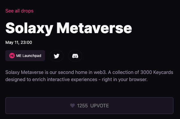 SolaxyMetaverse's tweet photo. Count down 5 days to mint on @MagicEden Launchpad.
WL: X SOL
Public Mint: 1.75 SOL
Raid this tweet hard to drop the X to 0. Not a joke. #SolaxyMetaverse https://t.co/NIWglsHEFm