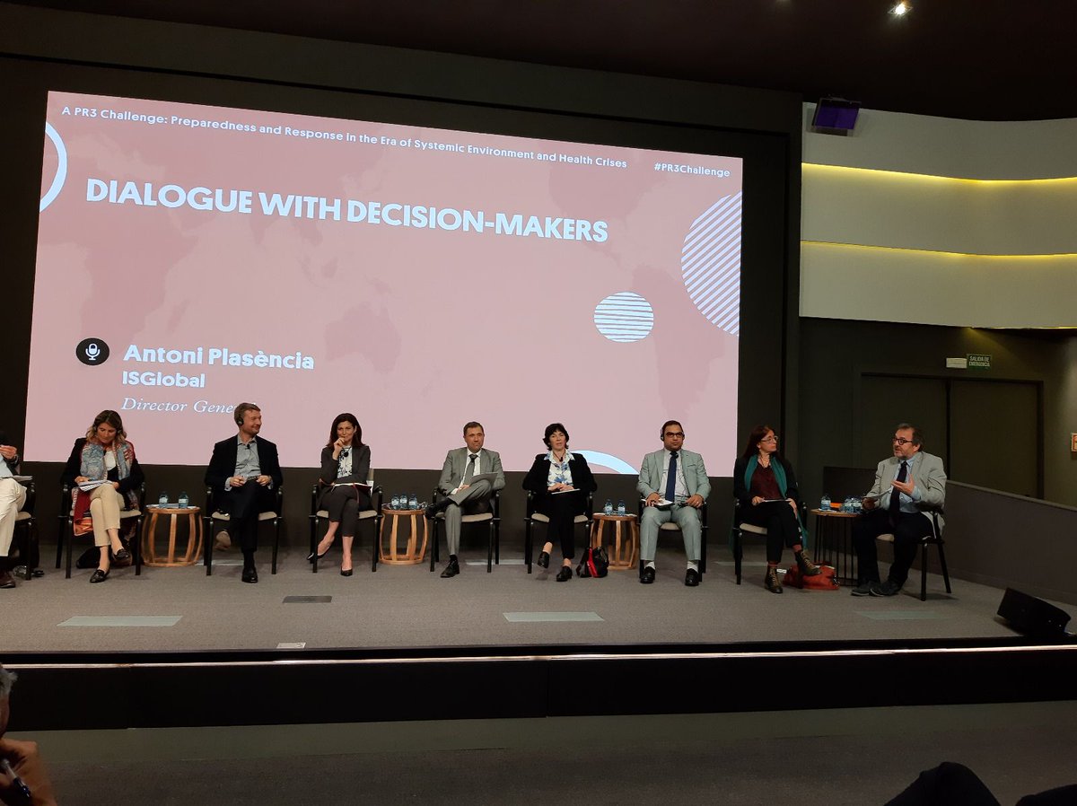 ISGLOBALorg's tweet photo. 🎙Antoni Plasència, Director General of ISGlobal, highlighted the role of #ISGlobal as an intermediary "capable of bringing together actors who do not usually dialogue and work together".
#PR3Challenge #PR3 #Preparedness #GlobalHealth https://t.co/wOikuiGLaR