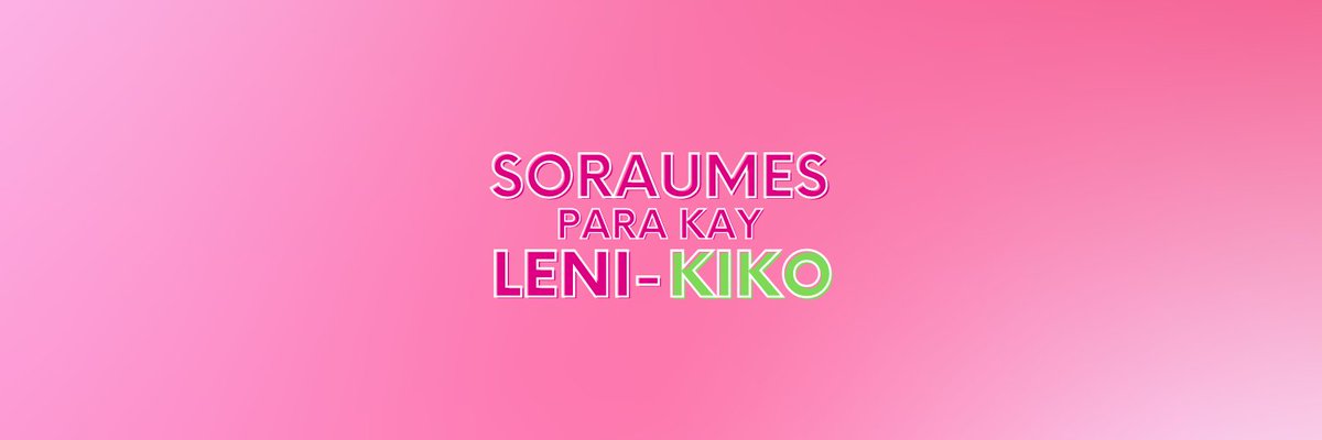 santinogreico's tweet photo. some leni-kiko headers! ｡ﾟ( ﾟ^∀^ﾟ)ﾟ｡
#LeniKikoAllTheWay2022 https://t.co/z9bW5S1M7X