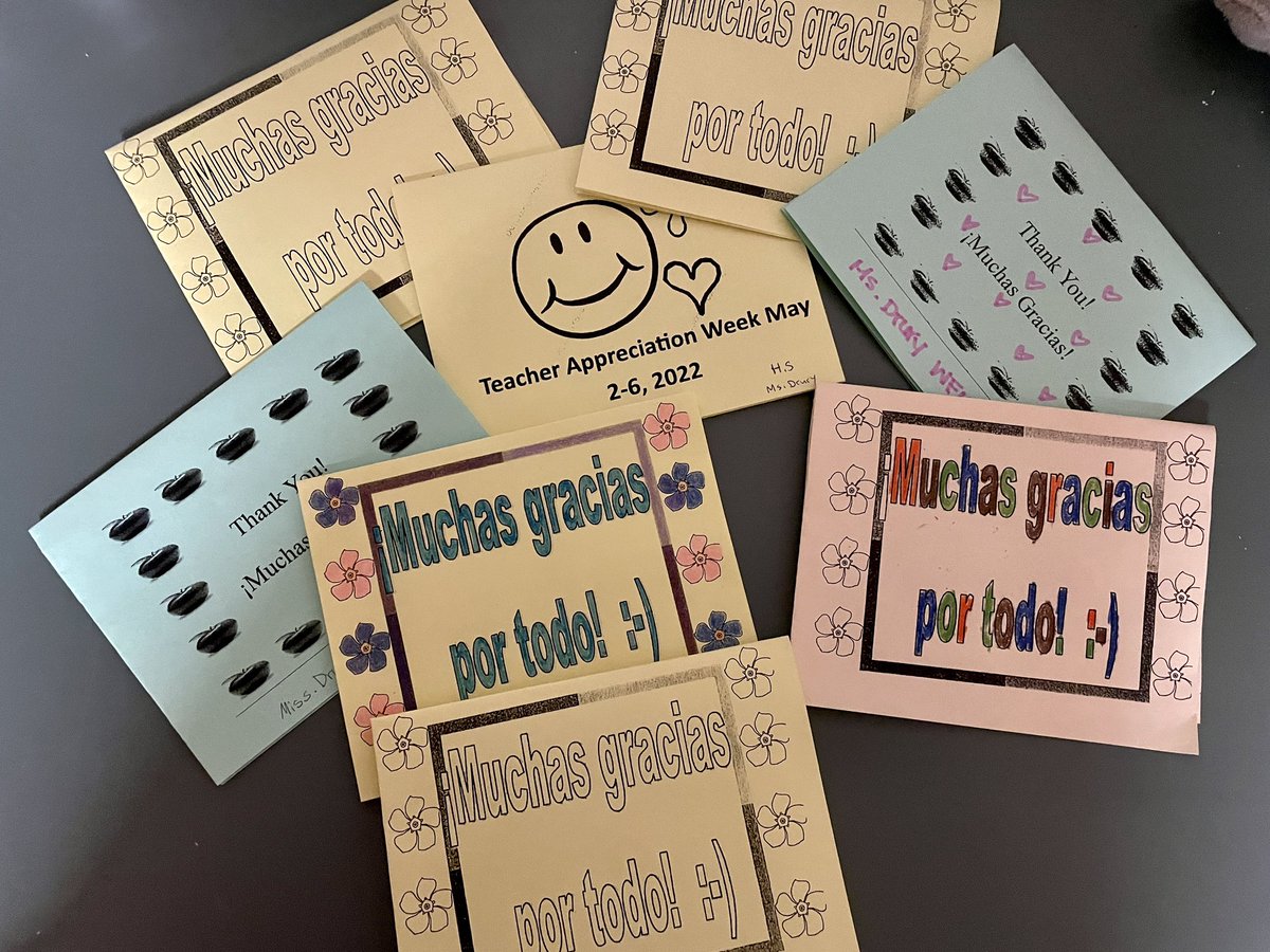 APchemisMe's tweet photo. Well this was an uplifting way to start my Friday after a looooong week. #TeacherAppreciationWeek #notesfromstudents https://t.co/0zgtxDjPdu