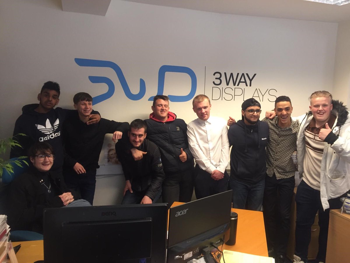 HUGE THANK YOU <a href="/3WayDisplays/">3 Way Displays</a>. Students from <a href="/SDS6thform/">StonyDean6thform</a> were left buzzing with excitment after their session on business &amp; product development, which is part of #A4Y Inspiration Programme. I think the photo backups this statement, don't you agree? 😀ow.ly/Rwab50J18oV