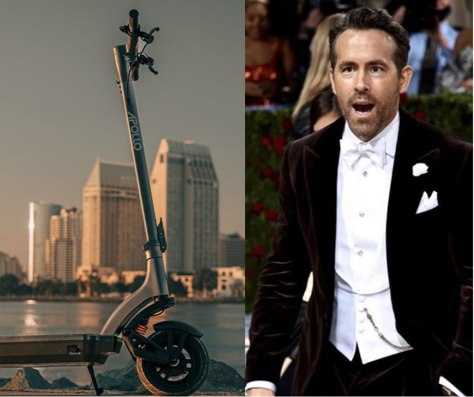 ApolloScooters's tweet photo. Get yourself someone who looks at you like @VancityReynolds looks at the Apollo City 👀

https://t.co/WGJ5XB3mNq

#rideapollo #apolloscooters #apollocity #ryanreynolds #metgala https://t.co/dRJD8foH4f