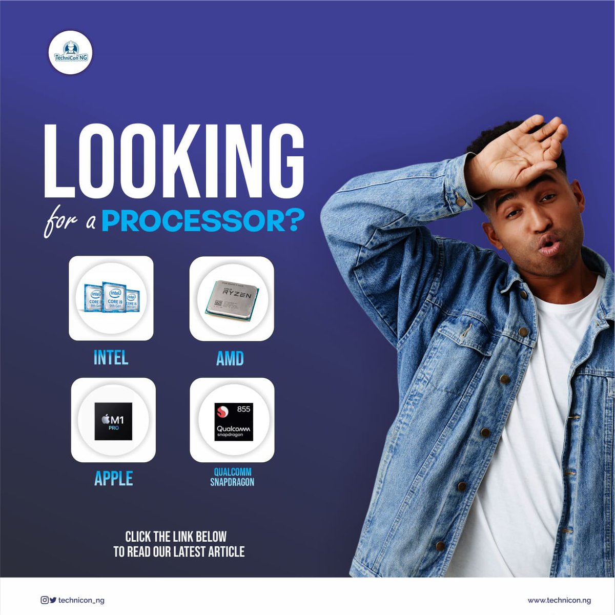 technicon_ng's tweet photo. Hello 👋

If you're looking for a processor that fits your needs, then check out our new article on Processors Trends. 👇🏽👇🏽

https://t.co/SVB9O4tRUX

Kindly engage with a clap and let's have your feedback 😁 https://t.co/vEcMo1snQu