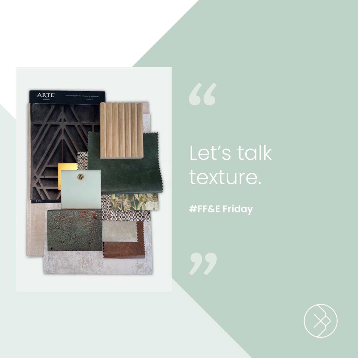 bellandswift's tweet image. For this #FFandE Friday let’s talk about texture! Here at Bell &amp;amp; Swift we take pride in attention to detail and believe these are the finer considerations which elevate, enhance and introduce a sense of playfulness to any project.

#interiordesign #sampleboard #commercialdesign