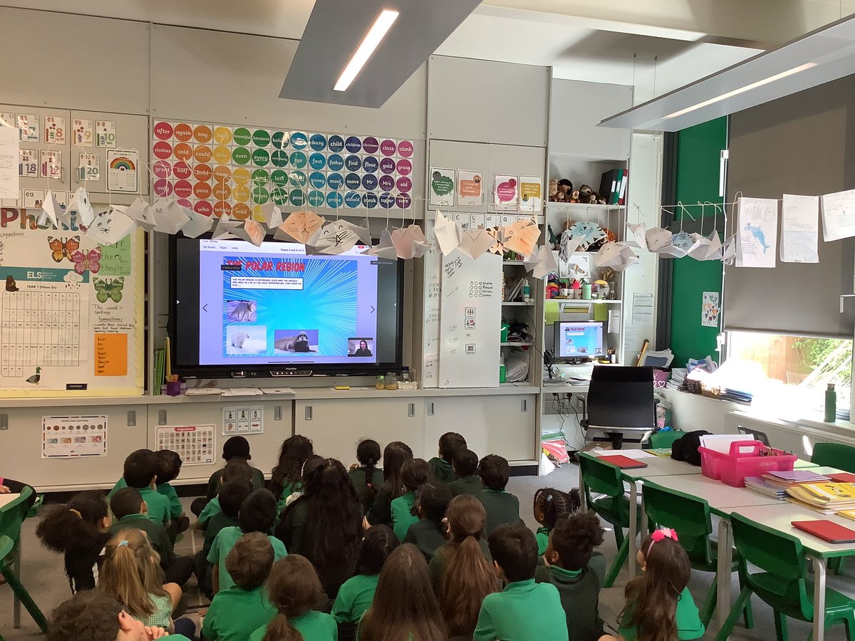Y2 loved their workshop with <a href="/ThreeDiscovery/">Three Discovery</a> this morning! We can’t wait to finish off our digital books on Animal Habitats 📖